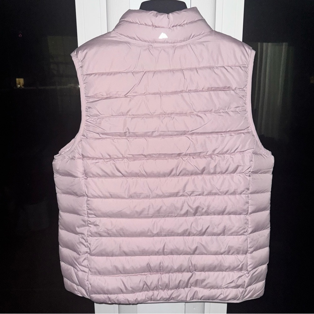 Ozark Trail Women's Core Puffer Vest Large 12-14 Mauve Pink Quilted Zip Front - Picture 2 of 8
